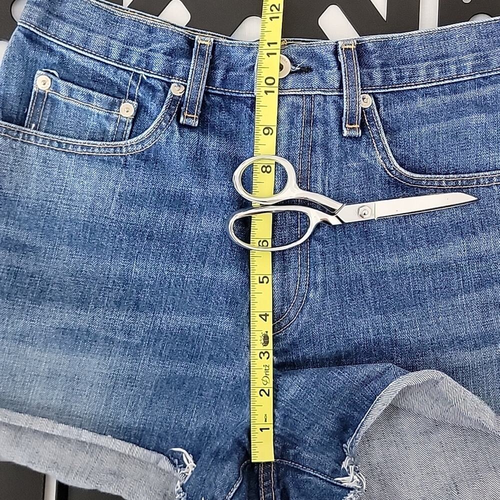 Rag‎ and Bone Denim Justine High Waist Cut Off Shorts Raw Hem 27 - Picture 14 of 15